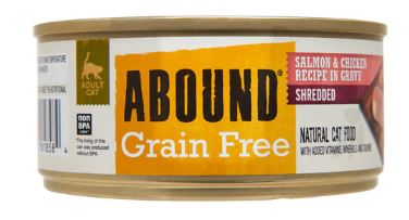 Abound Grain Free Shredded Salmon & Chicken Recipe in Gravy