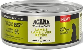 Acana Lamb + Lamb Liver in Bone Broth Grain-Free Wet Cat Food