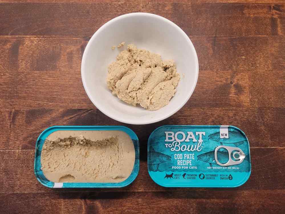 Boat to Bowl Cod Paté Recipe Wet Cat Food