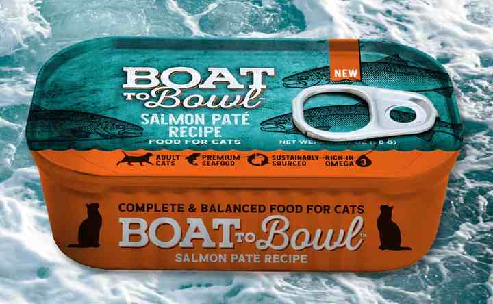 Boat to Bowl Salmon Paté Recipe Wet Cat Food