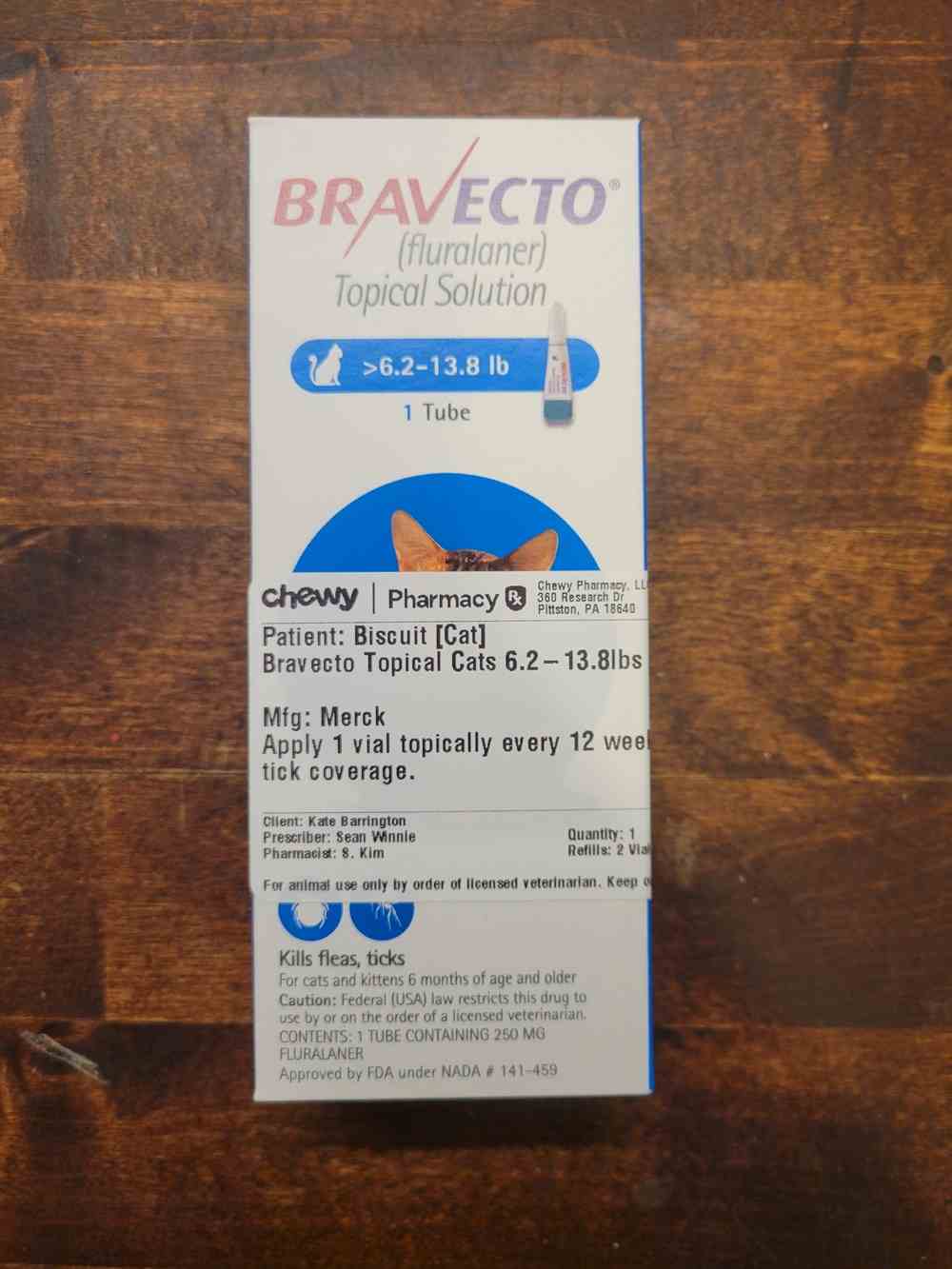 Bravecto Topical Solution for Cats