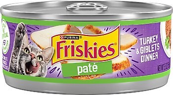 Friskies Classic Pate Turkey & Giblets Dinner Canned Cat Food