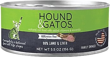 Hound & Gatos Lamb Formula Grain-Free Canned Cat Food