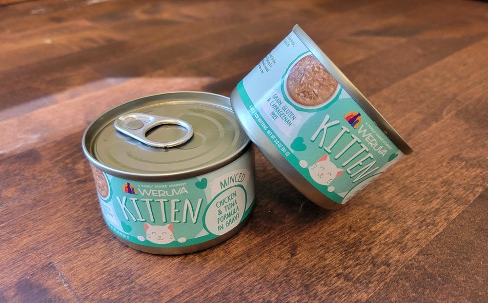 Weruva Kitten Minced Chicken & Tuna Formula in Gravy Wet Cat Food