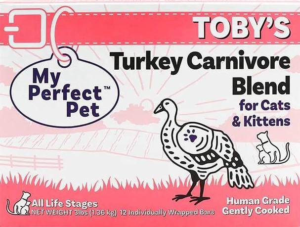 My Perfect Pet Toby’s Turkey Carnivore Blend for Cats & Kittens