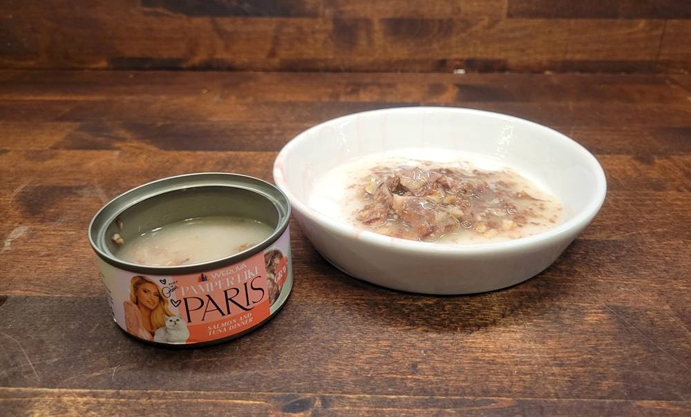 Pamper Like Paris Salmon and Tuna Dinner in Gravy Wet Cat Food
