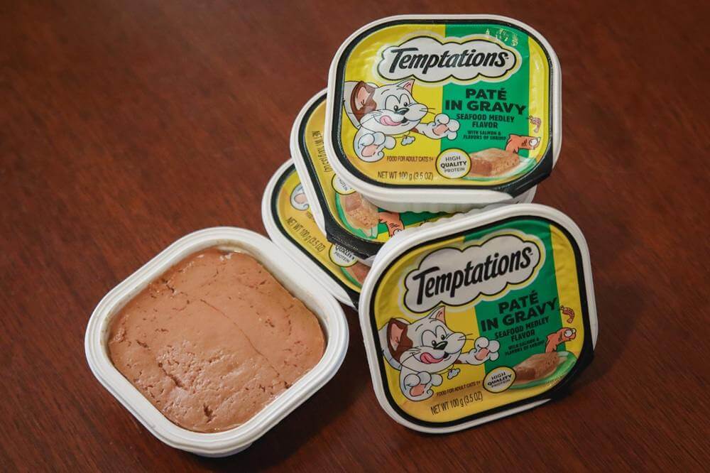 Temptations Seafood Medley Flavor Paté in Gravy