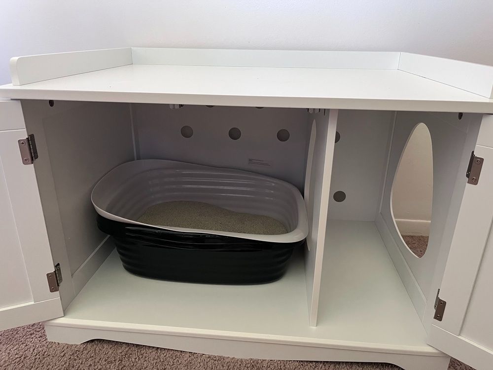 Yaheetech Litter Box Furniture Cat House