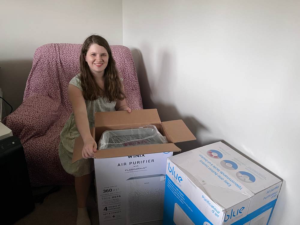 unboxing of best air purifier